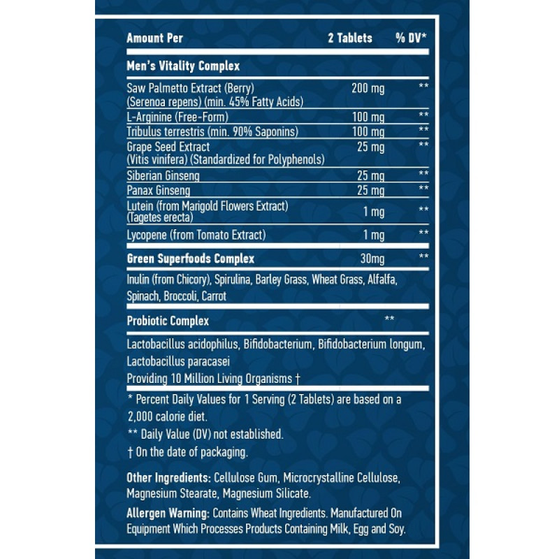 Вітамінно-мінеральний комплекс для чоловіків Haya Labs Food Based Men's Multi 60 Tabs