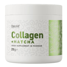 Хондропротектор (для спорту) OstroVit Collagen + Matcha 210 g /60 servings/ Unflavored