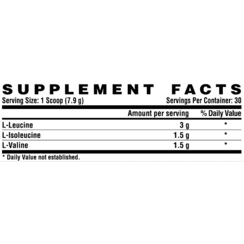 Амінокислота BCAA для спорту Nutrex BCAA 6000 255 g /30 servings/ Fruit Punch