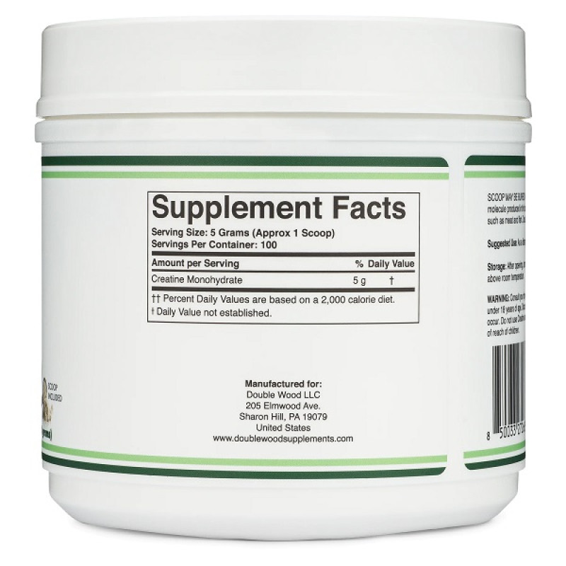 Креатин моногидрат Double Wood Creatine Powder 500 g /100 servings/