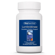 Комплекс для профилактики давления и кровообращения Allergy Research Group Lumbrokinase 60 Caps ALG-76140