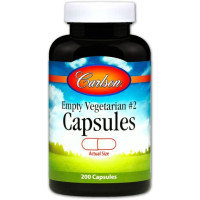Порожні капсули Carlson Labs Empty Vegetarian #2 200 Caps
