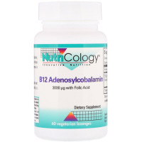 Витамин Б12 Nutricology B12 Adenosylcobalamin 60 Veg Lozenges ARG-56570