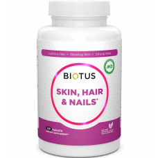Комплекс для кожи, волос, ногтей Biotus Hair, Skin & Nails 120 Tabs BIO-531217