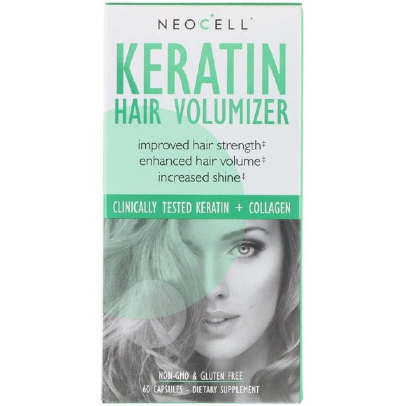 Комплекс для кожи, волос, ногтей Neocell Keratin Hair Volumizer 60 Caps