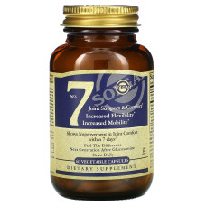 Комплекс для суставов Solgar No 7, Joint Support & Comfort 60 Veg Caps
