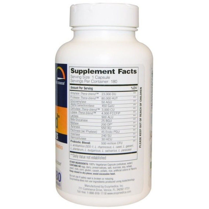Пробиотик Enzymedica Digest Gold + Probiotics 180 Caps ENZ-29091