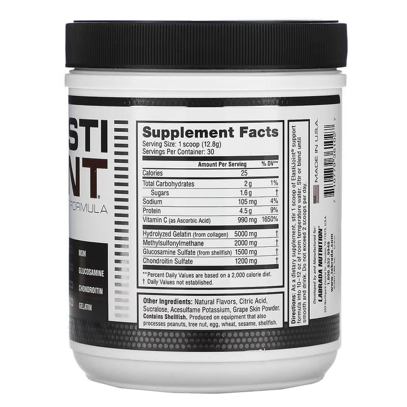 Хондропротектор (для спорту) Labrada Elasti Joint 350 g /28 servings/ Grape