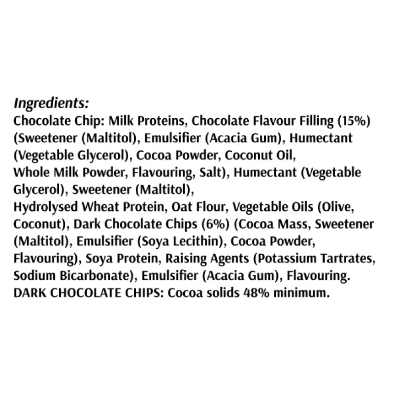 Заменитель питания MyProtein Filled Protein Cookie 12 х75 g Chocolate Chip
