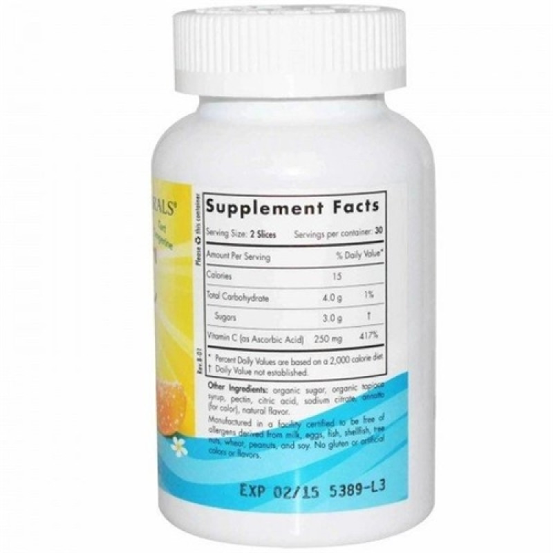 Вітамін C Nordic Naturals Vitamin C Gummies 60 Gummies Tangerine