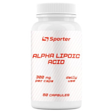 Альфа-ліпоєва кислота для спорту Sporter Alpha Lipoic Acid 300 mg 60 Caps