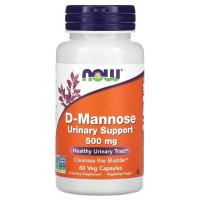 Урологічний препарат NOW Foods D-Mannose 500 mg 60 Veg Caps