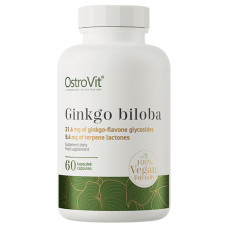 Гінкго Білоба для спорту OstroVit Vege Ginkgo Biloba 60 Caps