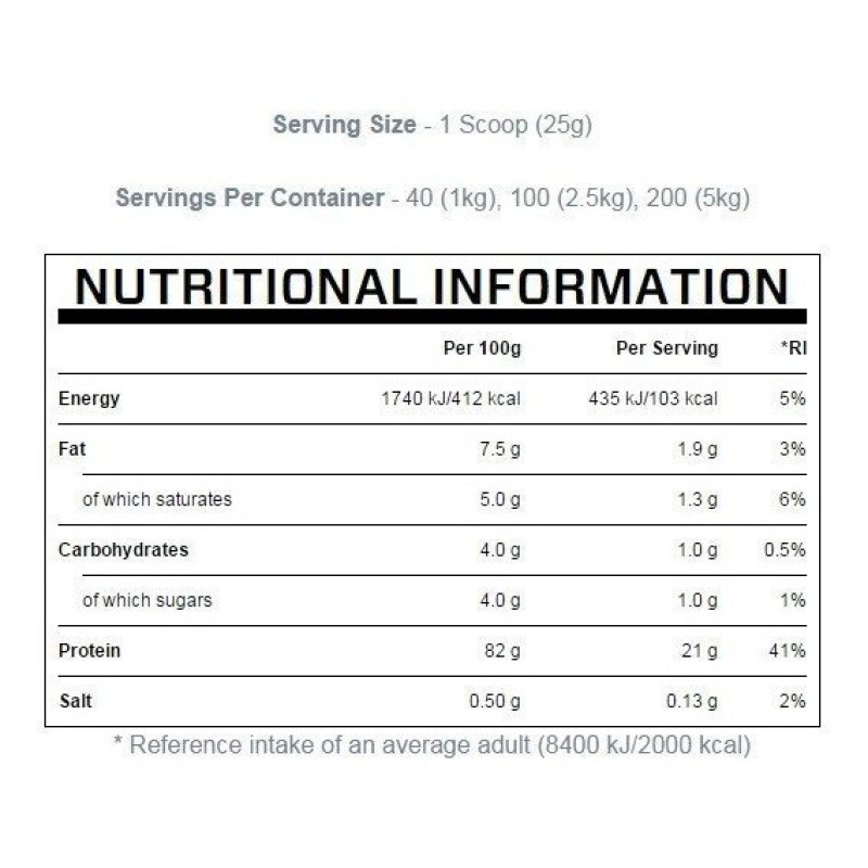 Протеїн MyProtein Impact Whey Protein 2500 g /100 servings/ Vanilla