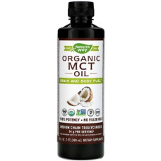 Комплекс для профілактики роботи головного мозку Nature's Way Organic MCT Oil, 16 fl oz 480 ml NWY-10895