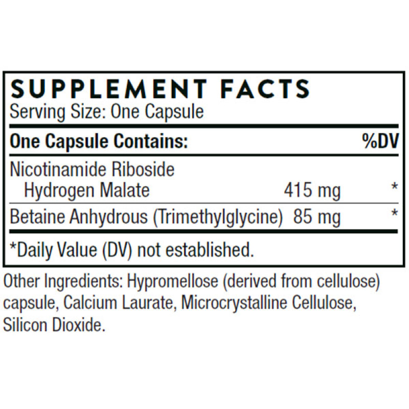 Ніацін Thorne Research NiaCel 400, Nicotinamide Riboside 60 Caps