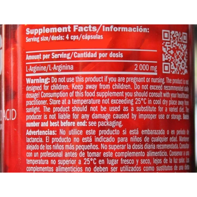 Аргінін для спорту Amix Nutrition Arginine 360 Caps