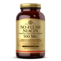 Ниацин Solgar No-Flush Niacin (Vitamin B3) (Inositol Hexanicotinate) 500 mg 250 Veg Caps