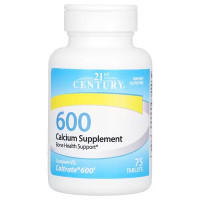 Мікроелемент Кальцій 21st Century Calcium Supplement 600 75 Tabs