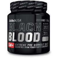 Комплекс до тренування BioTechUSA Black Blood CAF+ 300 g /30 servings/ Blue Grape