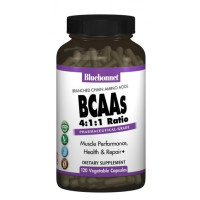 Аминокислота BCAA Bluebonnet Nutrition BCAAs 120 Veg Caps