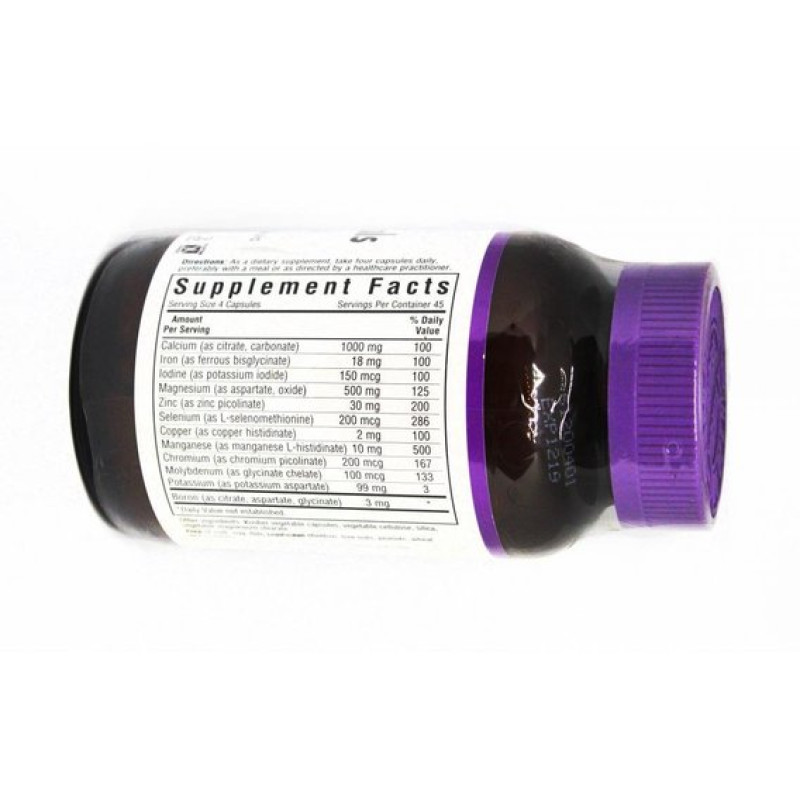 Мультимінеральний комплекс Bluebonnet Nutrition Multiminerals Plus Boron 180 Caps