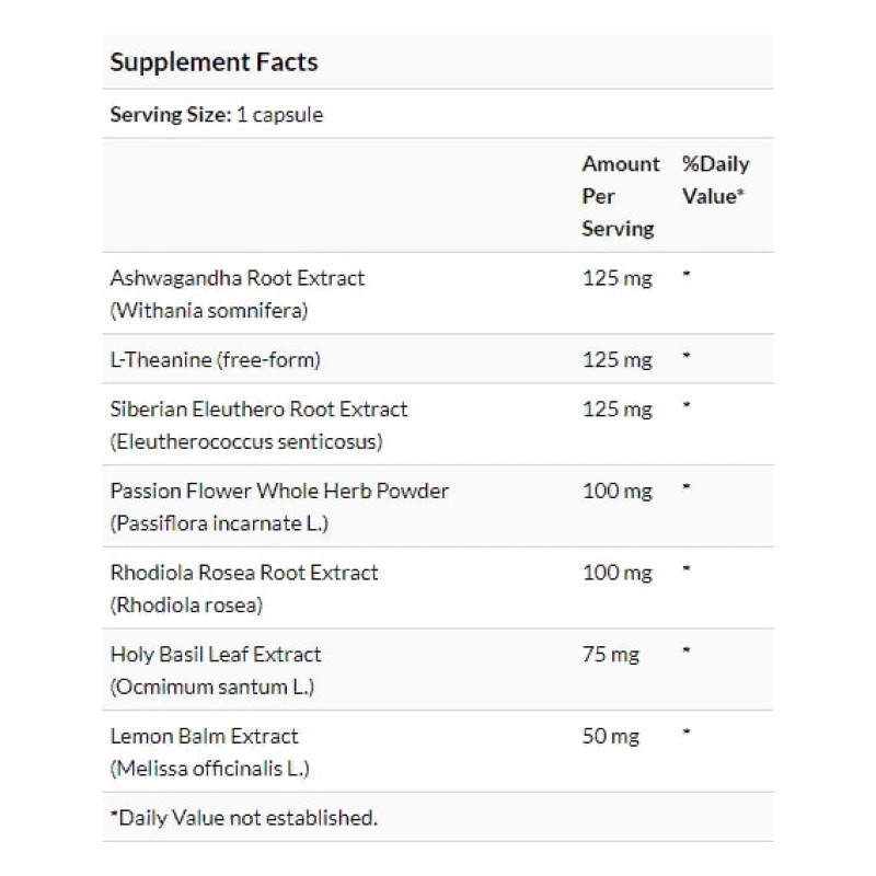 Теанин Bluebonnet Nutrition Targeted Choice, Stress Relief 30 Veg Caps