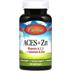 Вітамінно-мінеральний комплекс Carlson Labs Aces + Zn 60 Soft Gels