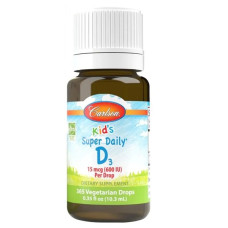 Вітамін D Carlson Labs Kid's Super Daily D3 600 IU 10,3 ml