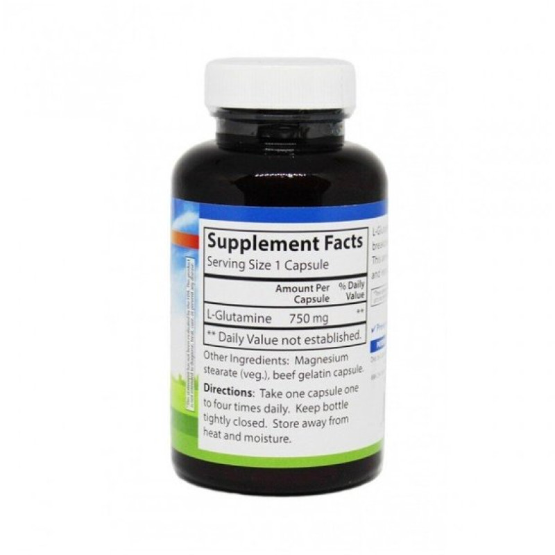 Глютамин Carlson Labs L-Glutamine 750 mg 90 Caps CAR-06821