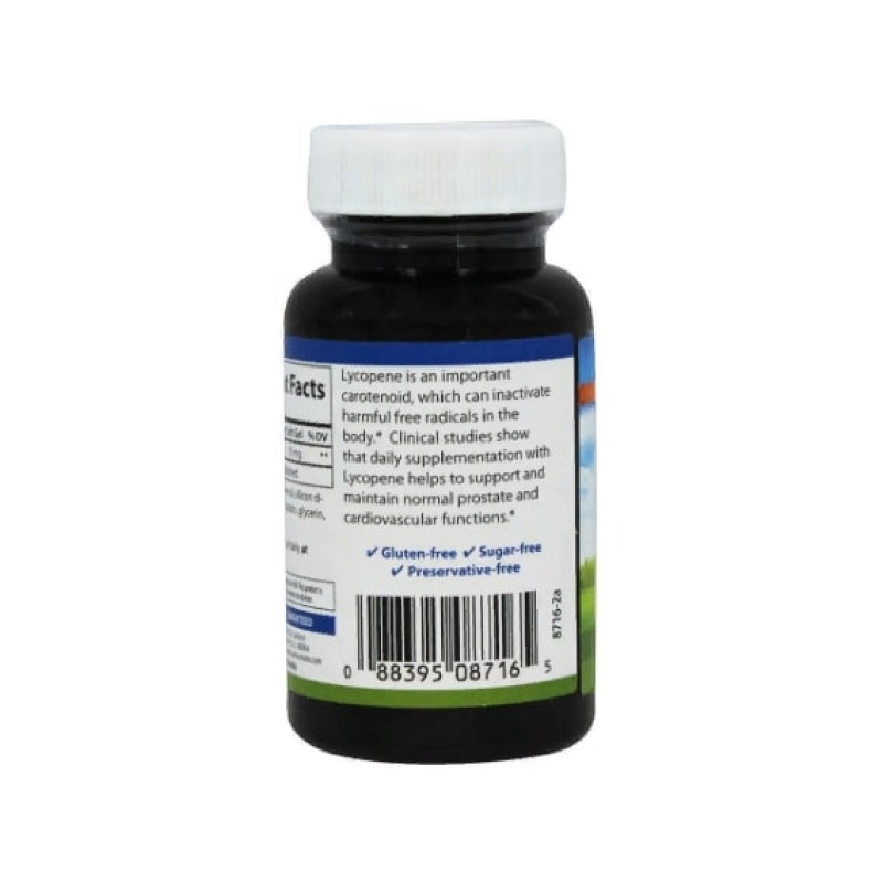 Ликопин Carlson Labs Lycopene 15 mg 60 Soft Gels CAR-08716