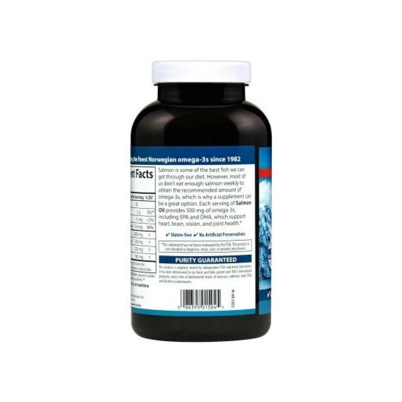 Жир лосося Carlson Labs Norwegian Salmon Oil 300 Soft Gels