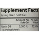 Вітамін D Carlson Labs Vitamin D3 5000 IU 120 Soft Gels CAR-14110