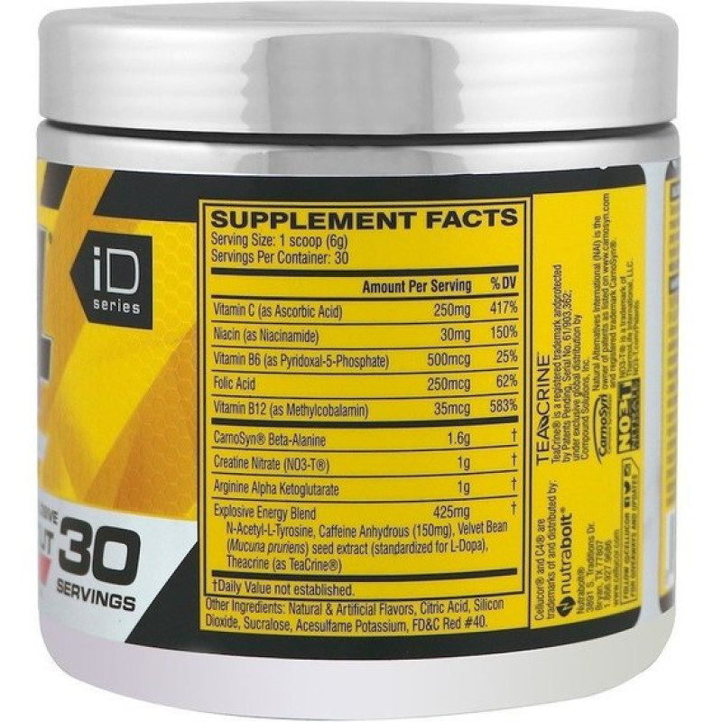Комплекс до тренування Cellucor C4 Original 180 g /30 servings/ Watermelon