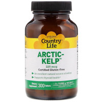 Ламинария Country Life Arctic-Kelp 225 mcg 300 Tabs