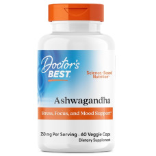 Ашваганда Doctor's Best Ashwagandha 60 Veg Caps
