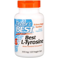 Тирозин Doctor's Best Best L-Tyrosine 500 mg 120 Caps DRB-00316