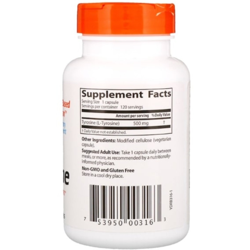 Тирозин Doctor's Best Best L-Tyrosine 500 mg 120 Caps DRB-00316