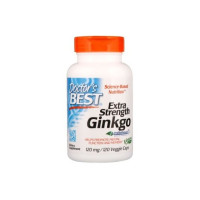 Гінкго Білоба Doctor's Best Extra Strength Ginkgo 120 mg 120 Veg Caps