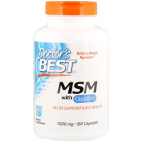 Препарат для суставов и связок Doctor's Best MSM with OptiMSM 1000 mg 180 Caps DRB-00064