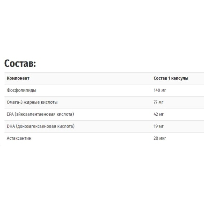 Масло криля Doctor's Best Real Krill 350 mg 60 Softgels DRB-00224