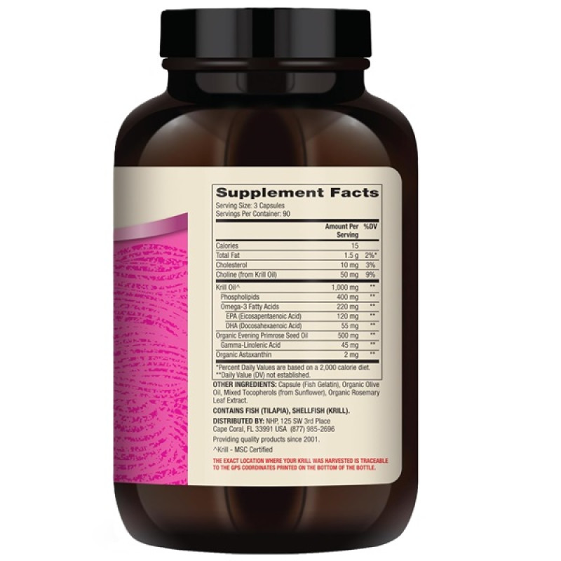 Масло криля Dr. Mercola Antarctic Krill Oil for Women 270 Caps MCL-01029