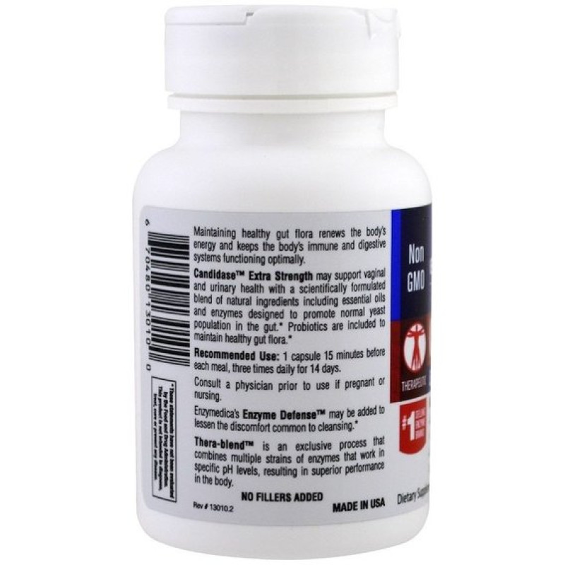 Протигрибковий препарат Enzymedica Candidase, Extra Strength 42 Caps ENZ-13010