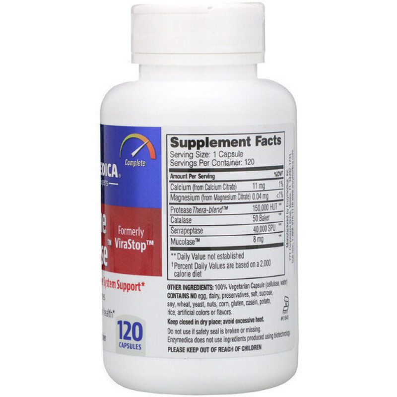 Травні ферменти Enzymedica Enzyme Defense 120 Caps ENZ-98140