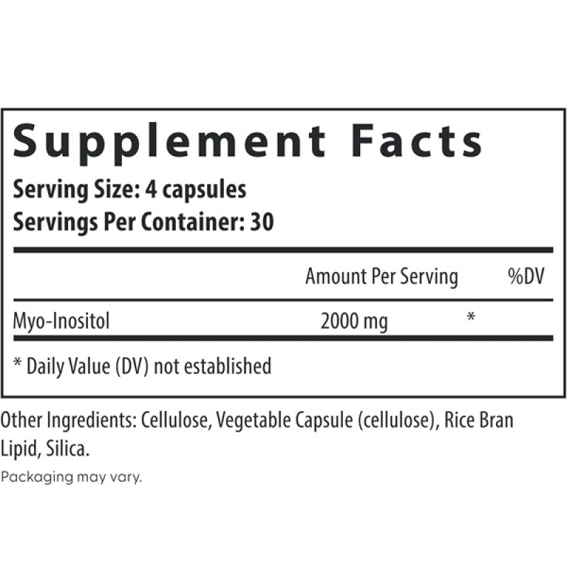 Інозитол Fairhaven Health Myo-Inositol For Women and Men 120 Caps