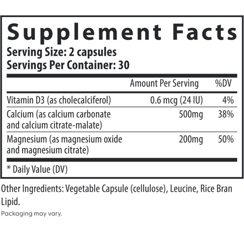 Мікроелемент Кальцій Fairhaven Health Prenatal Cal-Mag 60 Caps