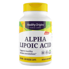 Альфа-ліпоєва кислота Healthy Origins Alpha Lipoic Acid 600 mg 60 Caps