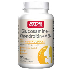 Препарат для суглобів та зв'зок Jarrow Formulas Glucosamine + Chondroitin + MSM Combination 120 Caps JRW-19023