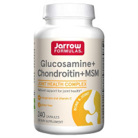 Препарат для суставов и связок Jarrow Formulas Glucosamine + Chondroitin + MSM Combination 240 Caps JRW-19022