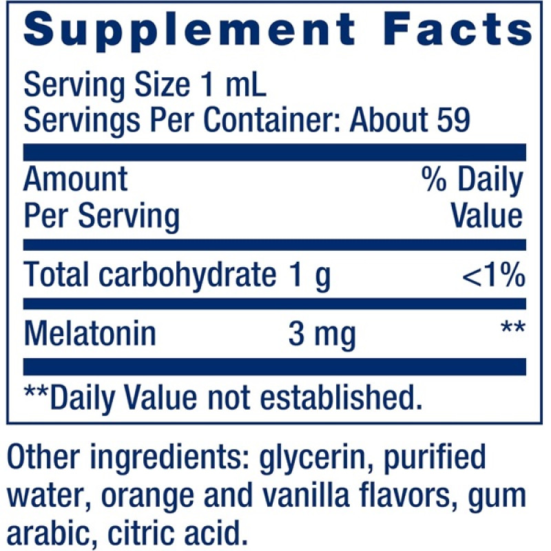 Мелатонін для сну Life Extension Fast-Acting Liquid Melatonin, 2 fl 59 ml LEX22342